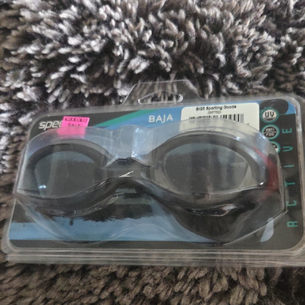 Speedo Black Baja Swim Goggles